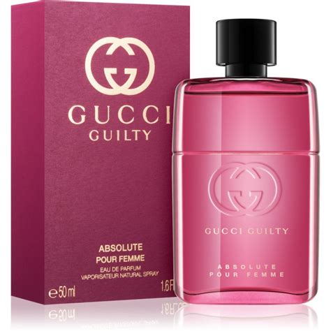 gucci guilty absolute pour femme 50ml eau de parfum|gucci guilty pour femme perfume.